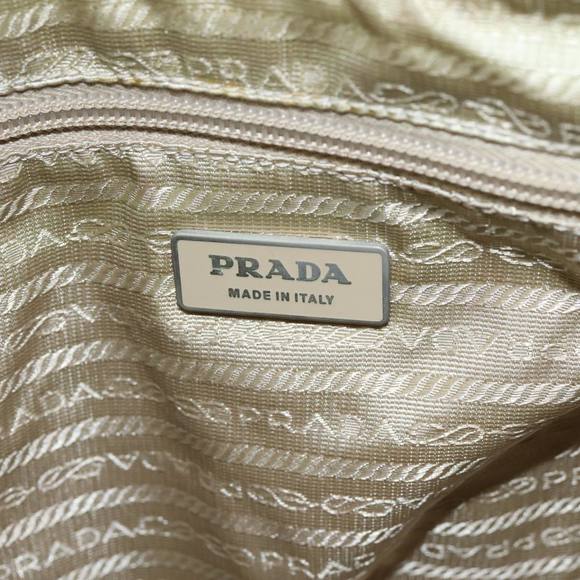 PRADA Shoulder Bag Nylon Beige Auth 79150 - Picture 16 of 16